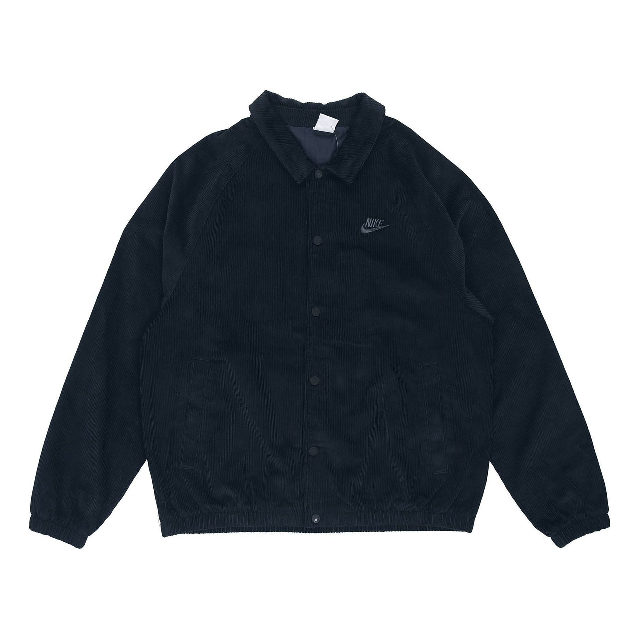 Men's Nike Stack logo Casual Corduroy Jacket Autumn Black DO2323-010