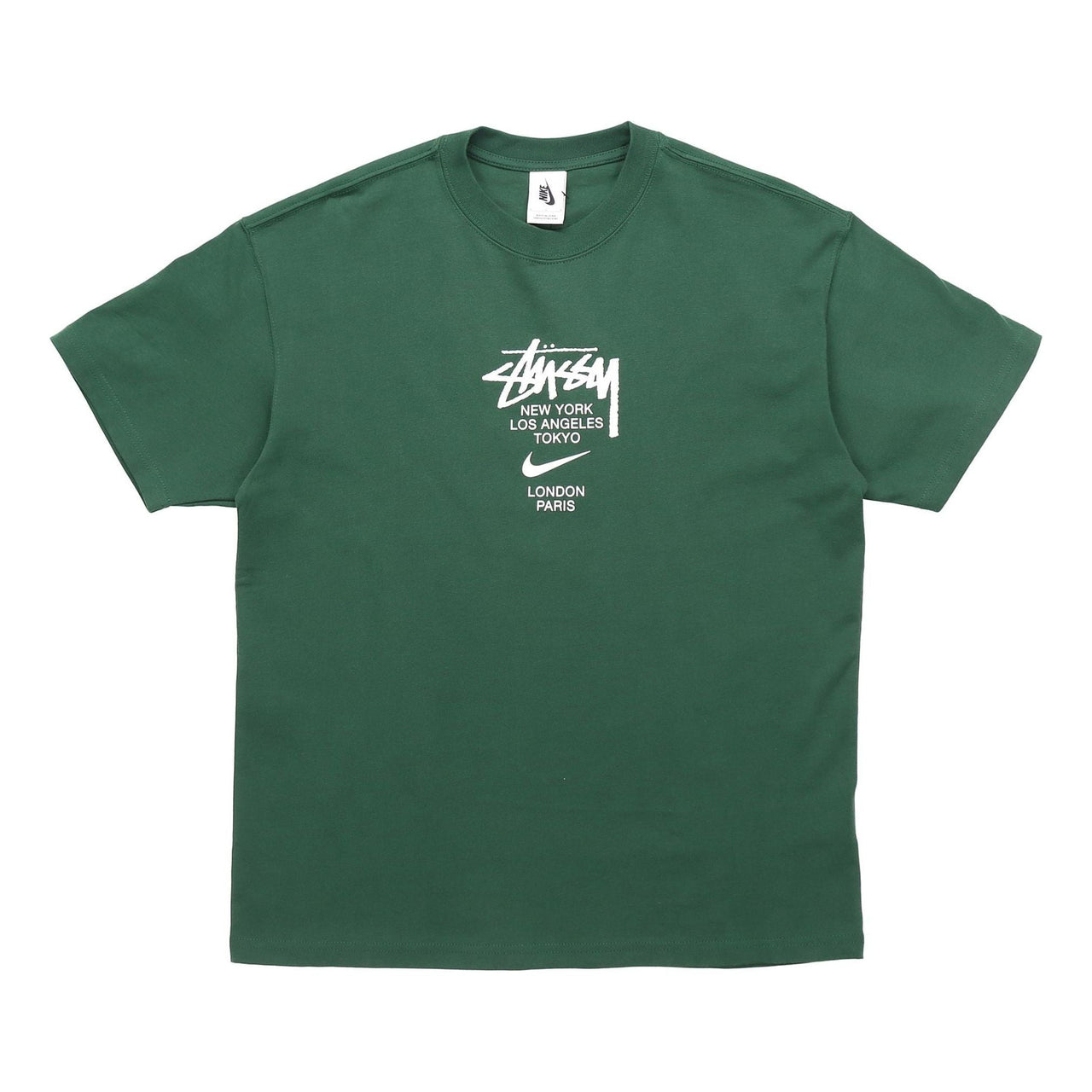 Nike x Stussy Alphabet T-Shirt Asia Sizing 'Green' DD3343-341