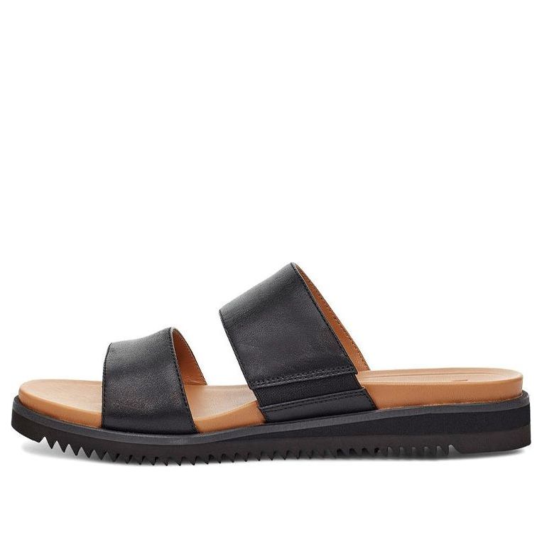 (WMNS) UGG Zyle Slide Soft Sole Cozy Flat Heel Black Sandals 1116371-BLK