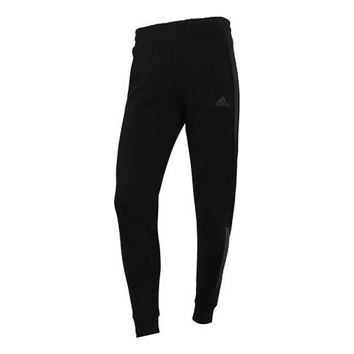 (WMNS) adidas Cny Pant Knit Limited Stripe Printing Bundle Feet Sports Pants/Trousers/Joggers Black HC2791