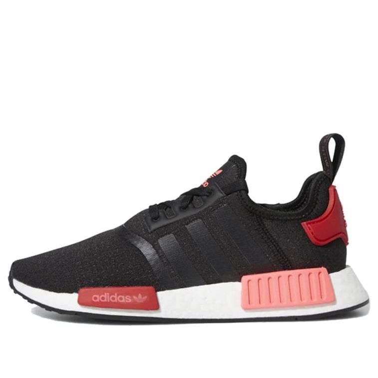 (WMNS) adidas NMD_R1 'Black Scarlet' EH0206