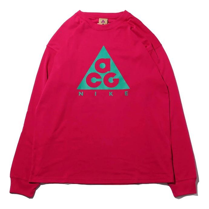 Nike Lab ACG Long-Sleeve T-Shirt 'Sport Fuchsia Lucid Green' BQ7203-607