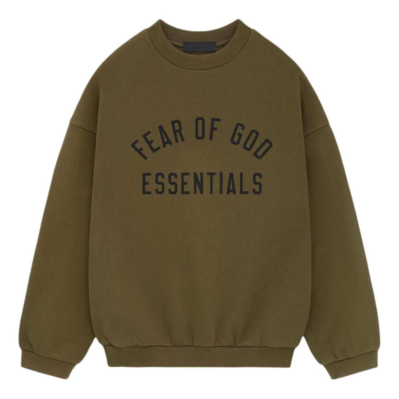 Fear of God Essentials Fleece Crewneck 'Olive' 192BT246264F