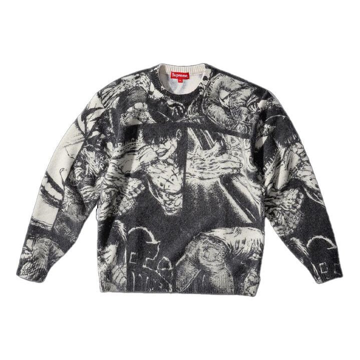 Supreme x The Crow Sweater 'White Black' SUP-FW21-177