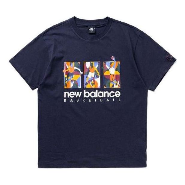 New Balance Hoops Classic Court Short Sleeve T-shirt 'Eclipse' MT23587-ECL