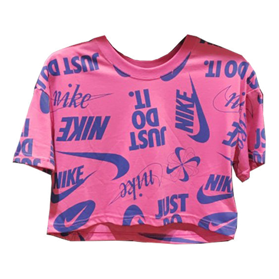 (WMNS) Nike Sportswear Essential Short Sleeve TEE Purple/Red Violet AR6348-623