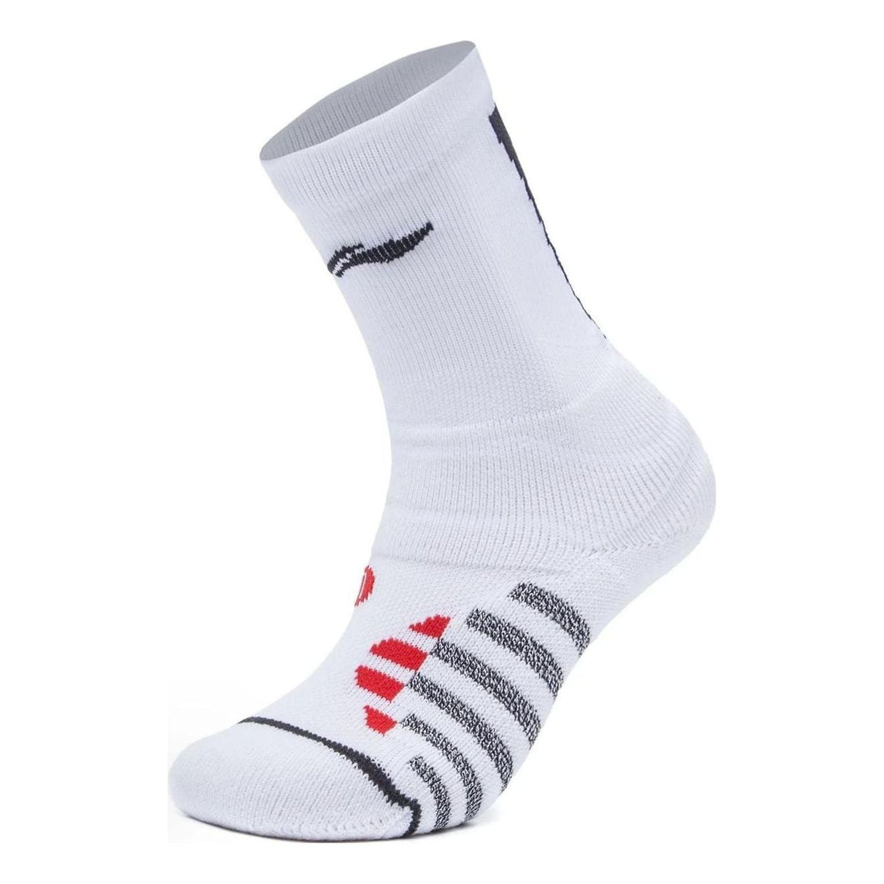Li-Ning CBA Mid Cut Socks 'White' AWLT021-2