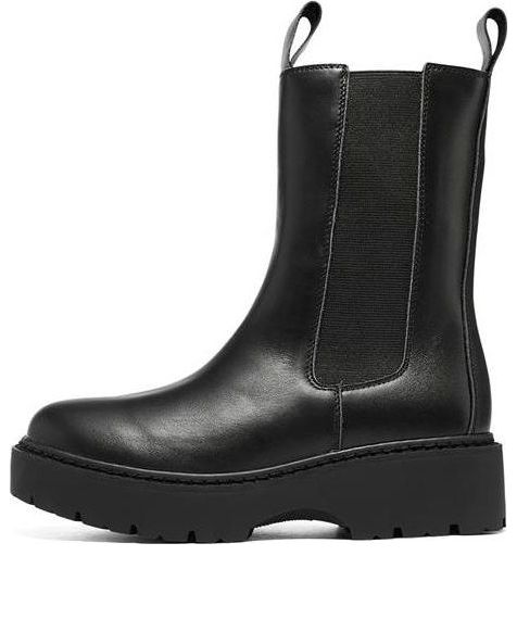 (WMNS) Skechers Mid Top Slip On 'Black' 167343-BBK