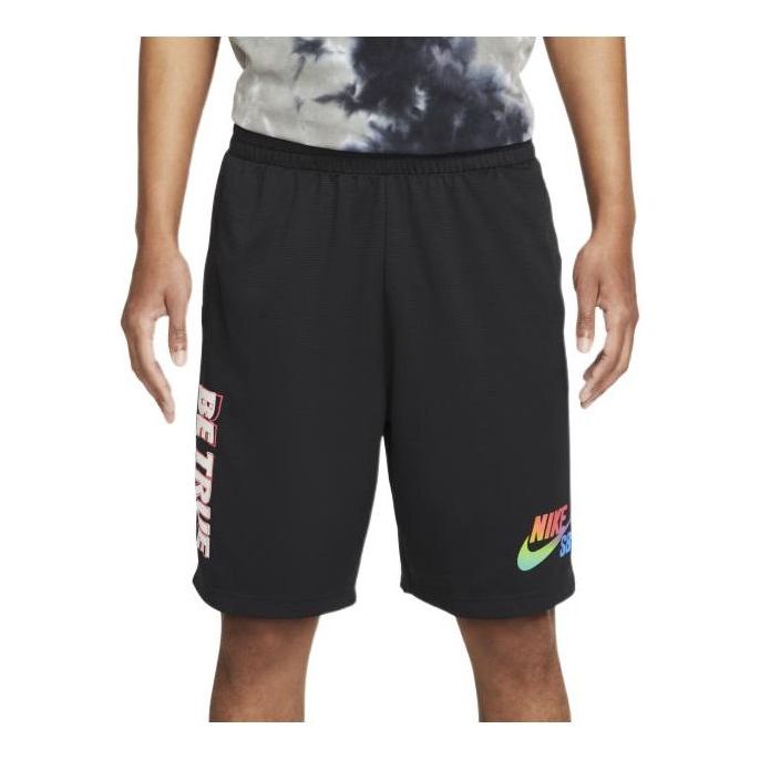 Men's Nike Alphabet Logo Printing Sports Shorts Black DV1881-010