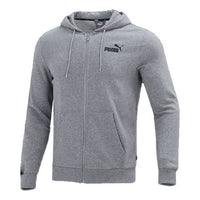 PUMA Training Woven Windproof Casual Hooded Jacket Gray 849555-03