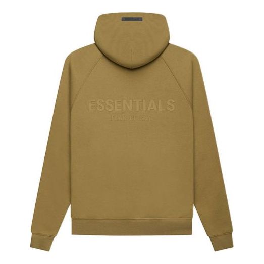 Fear of God Essentials FW21 Pullover Logo Hoodie 'Amber' FOG-FW21-003