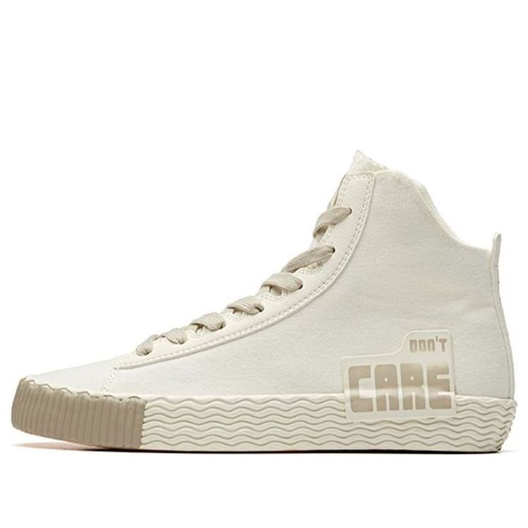 (WMNS) ANTA Life Series Sneakers Canvas High 'Beige Tan' 12948650-1