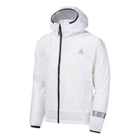 Nike Acg Cinder Cone Ora Woven Reflective Sports Hooded Jacket White DR8862-100