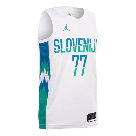 Air Jordan NBA Luka Doncic Slovenia 2023 Limited Swingman Home Jersey #77 SV0046-100