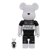 F.C.Real Bristol x x BE@RBRICK Black White 100%+400% COCA-COLA