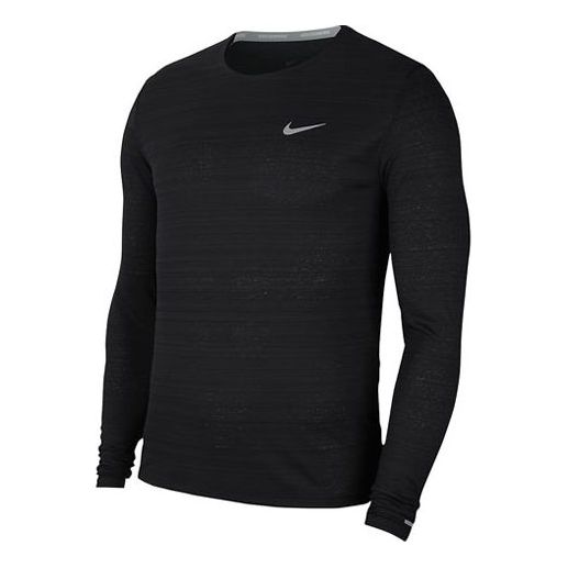 Nike AS Men's NK DF Miler Top LS Black CU5990-010