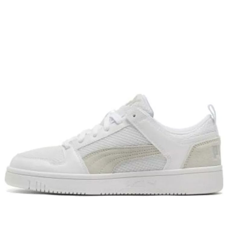 PUMA Rebound Layup Lo Mesh 'White Grey' 370914-06