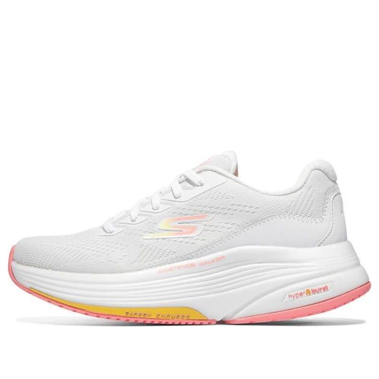 (WMNS) Skechers Go Walk Distance Walker 'White Coral' 125129-WCRL