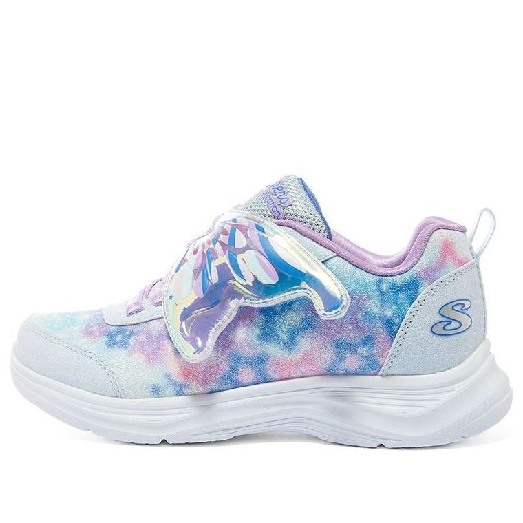 (GS) Skechers Glimmer Kicks-Fairy Chaser Lighted Sneakers 'Blue Multi' 303260L-LBLV