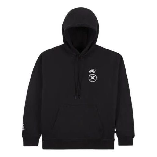 Nike SB x Yuto Graphic Fleece Pullover Hoodie 'Black' FN0552-010