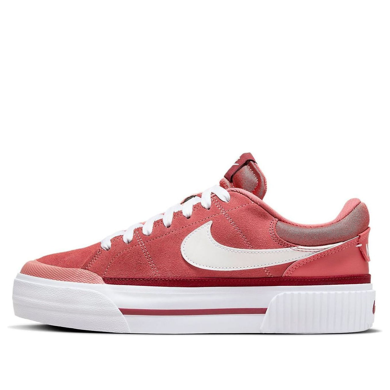 (WMNS) Nike Court Legacy Lift 'Red White' FJ1986-600