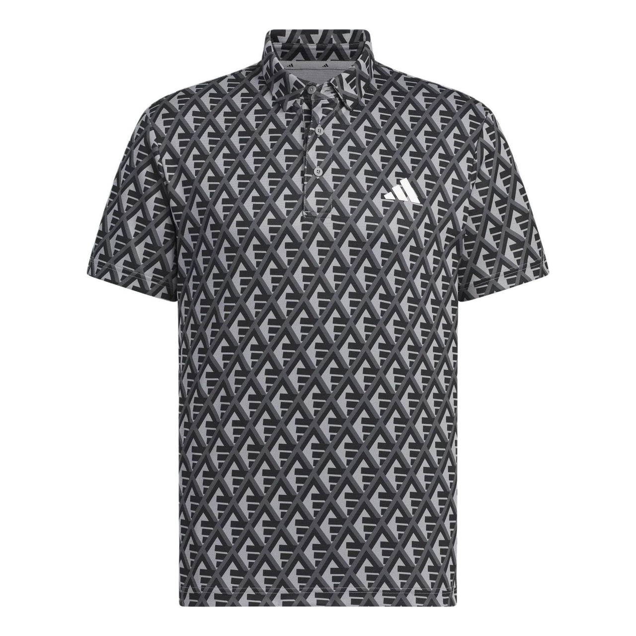 adidas Aeroready Aop Polo Shirt Asia Sizing 'Grey' IN9041