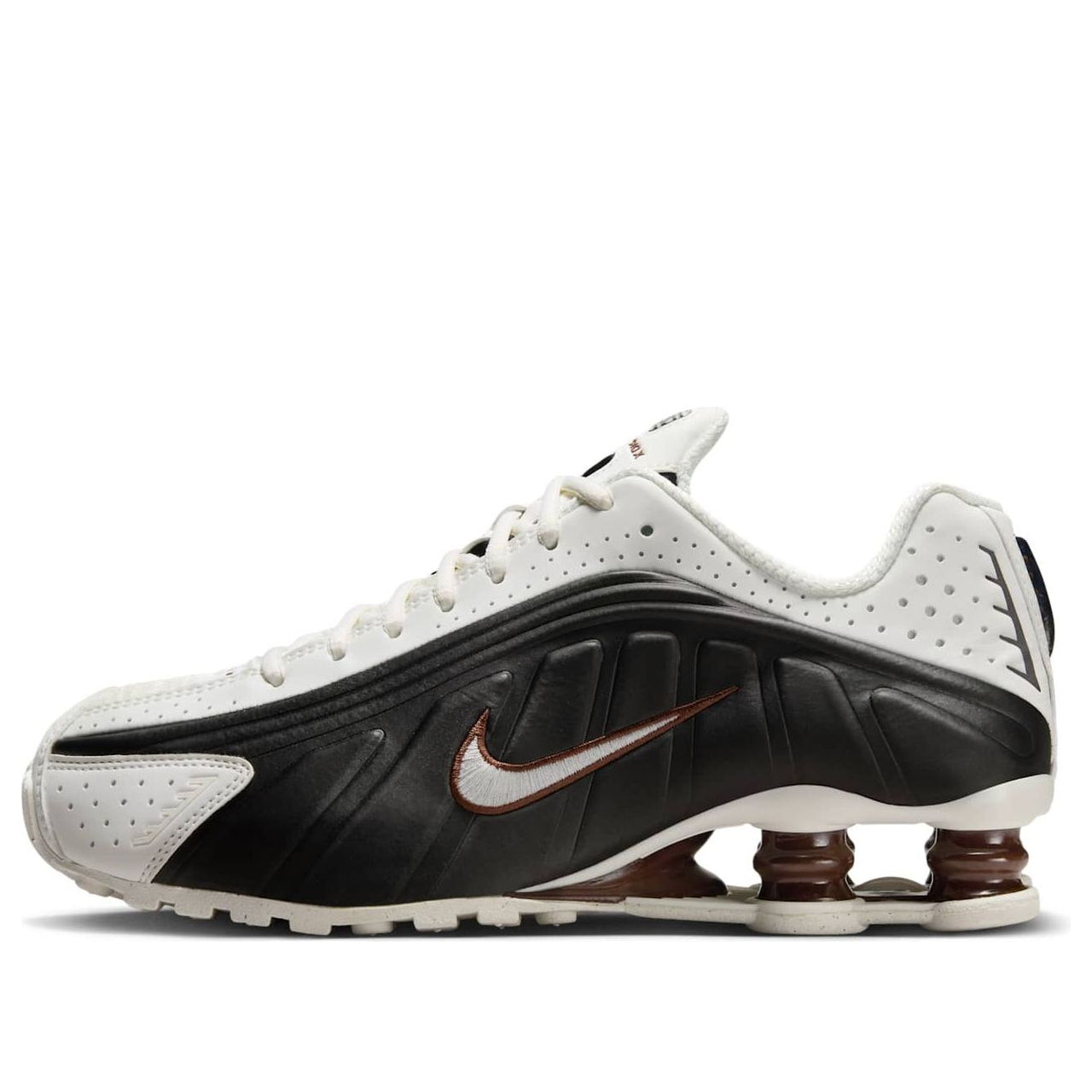 (WMNS) Nike Shox R4 'Sail Black Fauna Brown' AR3565-104