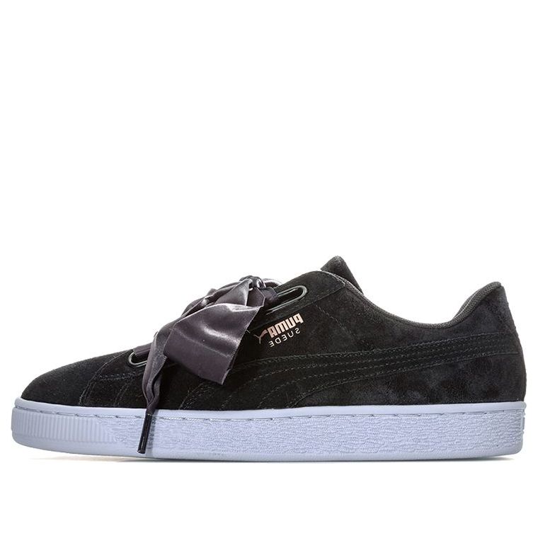 (WMNS) PUMA Suede Heart Vr Black/White 365111-02