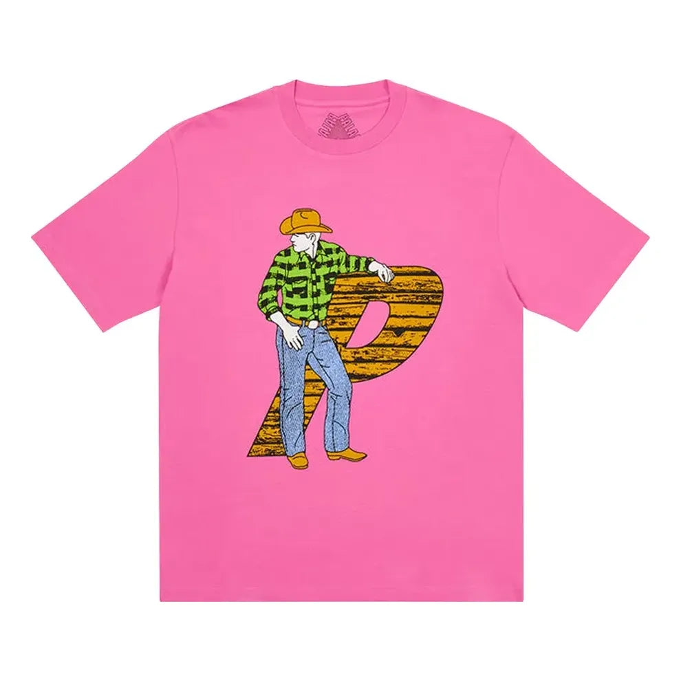 Palace FW22 Saddle Up T-Shirt 'Pink' P23TS051