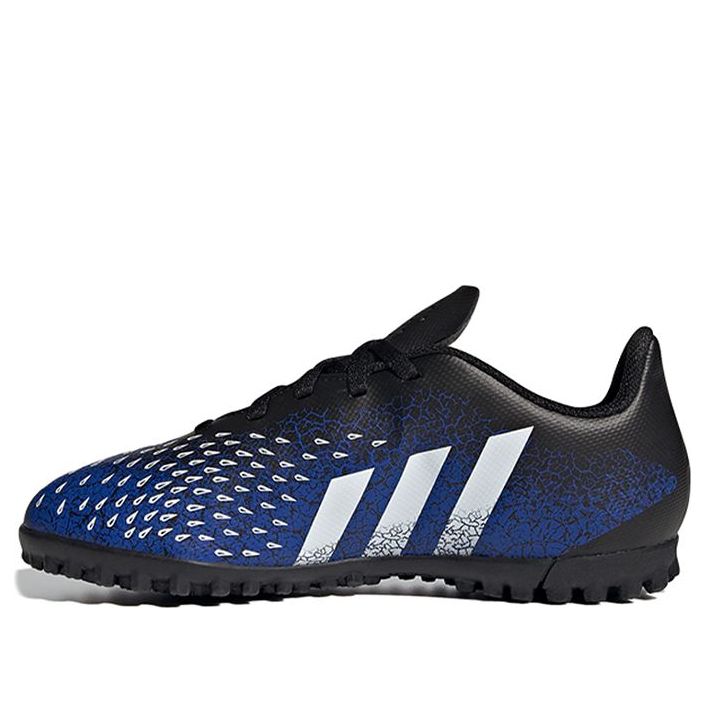 (GS) adidas Predator Freak.4 Turf Boots 'Black Blue' FY0635