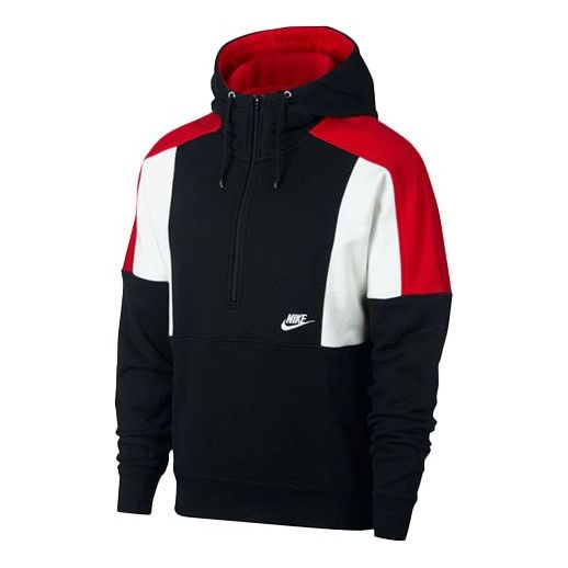 Nike Casual Sports Splicing Contrasting Colors Jacket Black AQ2066-010