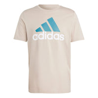 adidas Essentials Single Jersey Big Logo T-shirt 'Wonder Beige' IJ8575