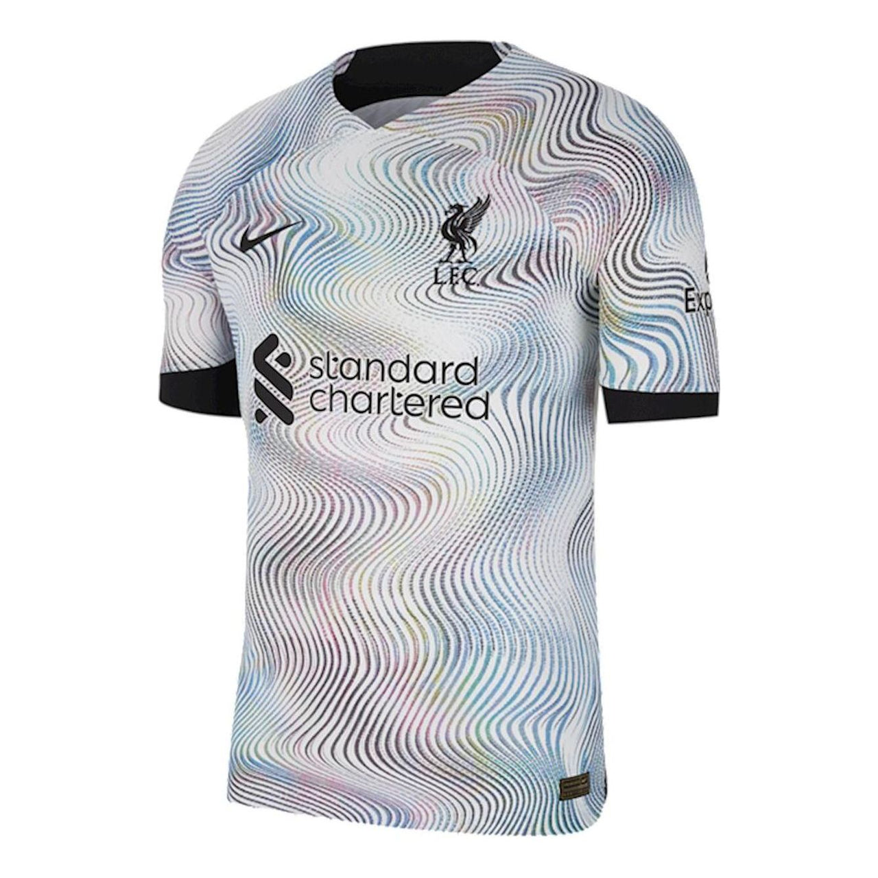 Nike Liverpool FC 22/23 Match Away Dri-FIT ADV Soccer Jersey 'White Black' DN2708-101