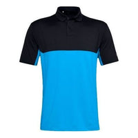Under Armour Performance 2.0 Crestable Colorblock Polo Shirt 'Black Blue' 1355492-001