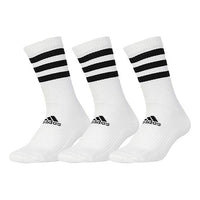 adidas Classical Mid Sports Basketball Socks 3 Pairs 'White' FH6628