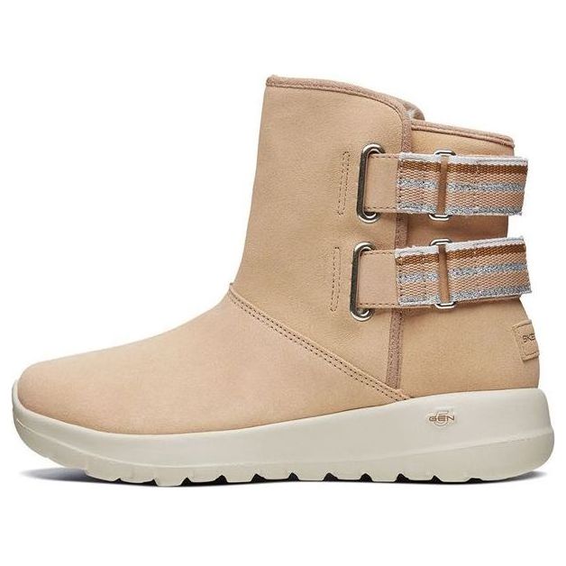 (WMNS) Skechers Casual Boots 'Brown' 16614-TAN