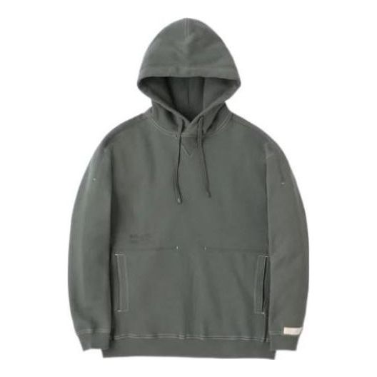 New Balance Fleece Lined 1000 Regular Fit Hoodie 'Grey Green' AMT25021-NSE