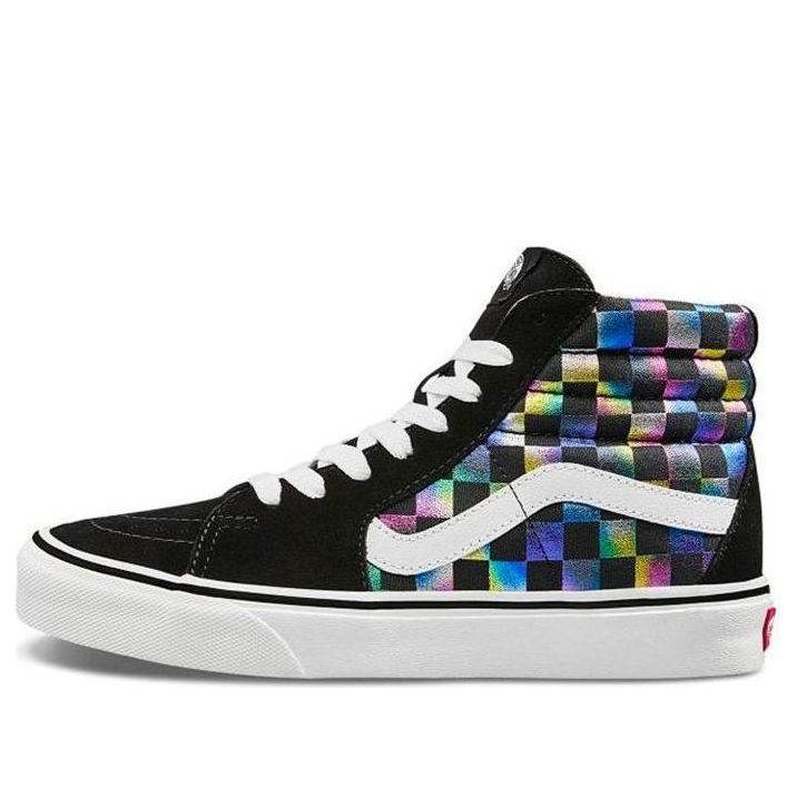 (WMNS) Vans SK8-HI 'Iridescent Checkerboard' VN0A4BV6SRY