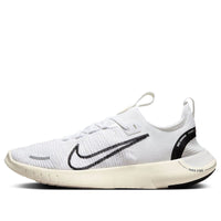 (WMNS) Nike Free RN NN Road Running Shoes 'White Coconut Milk Photon Dust Black' DX6482-100