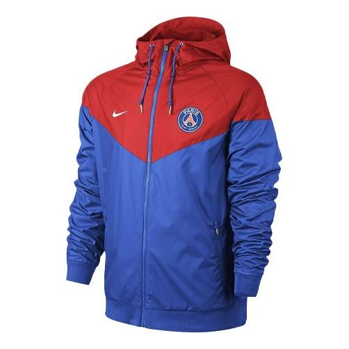 Nike x Paris Saint-Germain Windrunner Hooded Jacket 'Blue' 886822-439