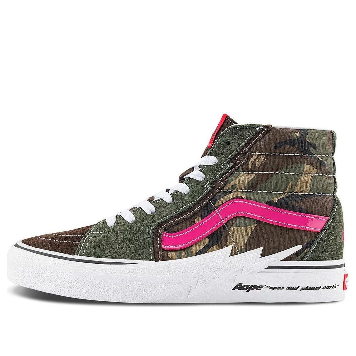 Vans SK8-Hi x AAPE 'Bolt Green Camo' VN0A5JIVCMA