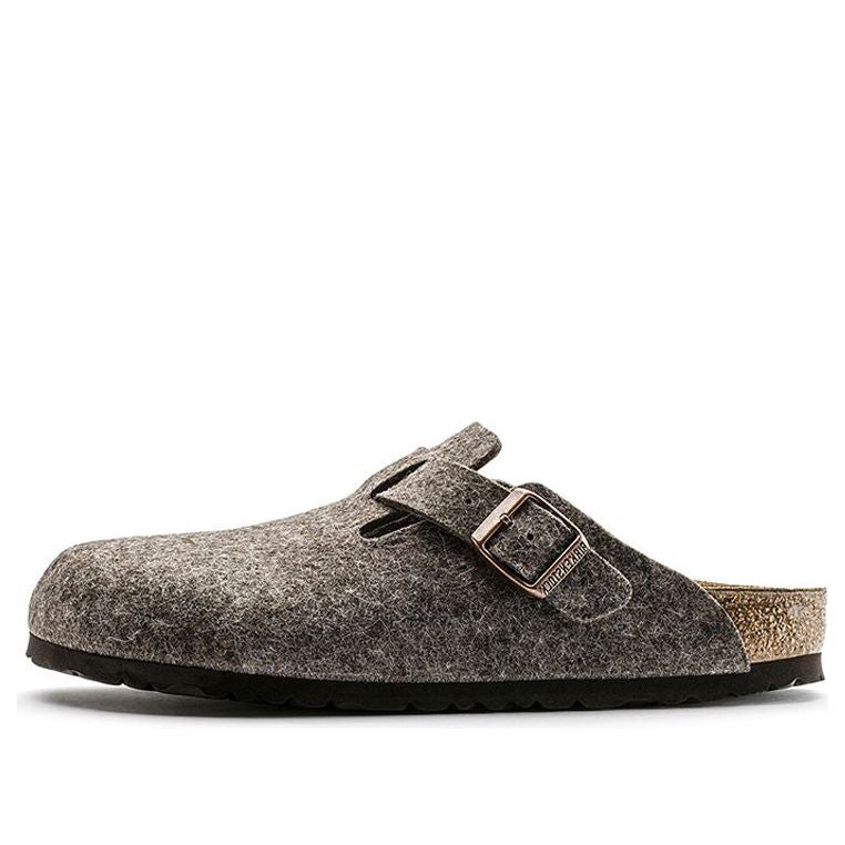 Birkenstock Boston Regular 'Wool Felt Cacao' 0160581