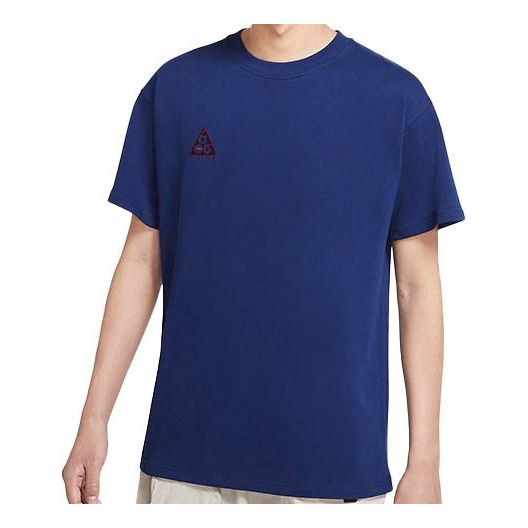 Nike ACG Athleisure Casual Sports Short Sleeve Navy Blue Dark blue BQ7342-492