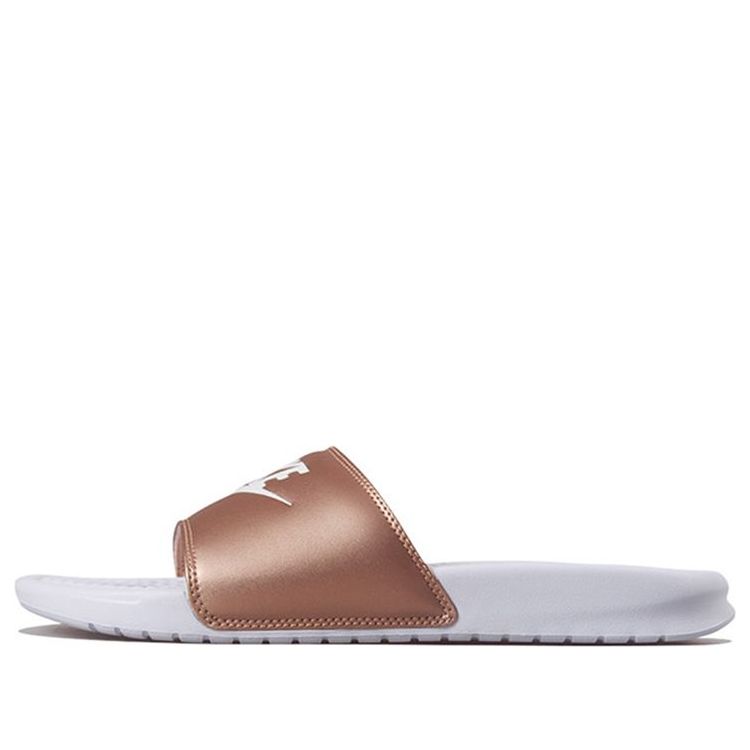 (WMNS) Nike Benassi JDI 'Metallic Red Bronze' 343881-108