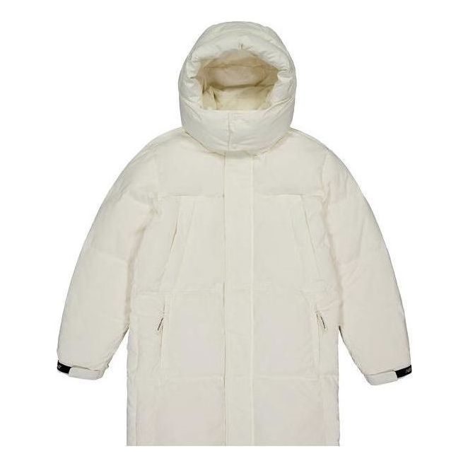New Balance Hooded Puffer Jacket 'White' NPD49031-WT