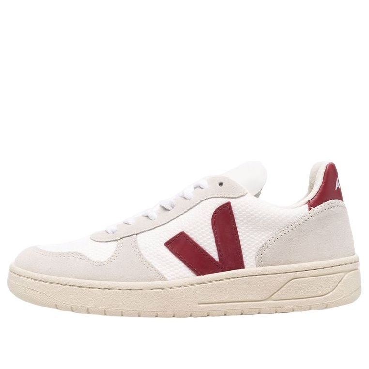 VEJA V-10 B-Mesh 'White Natural Marsala' VX0101314A