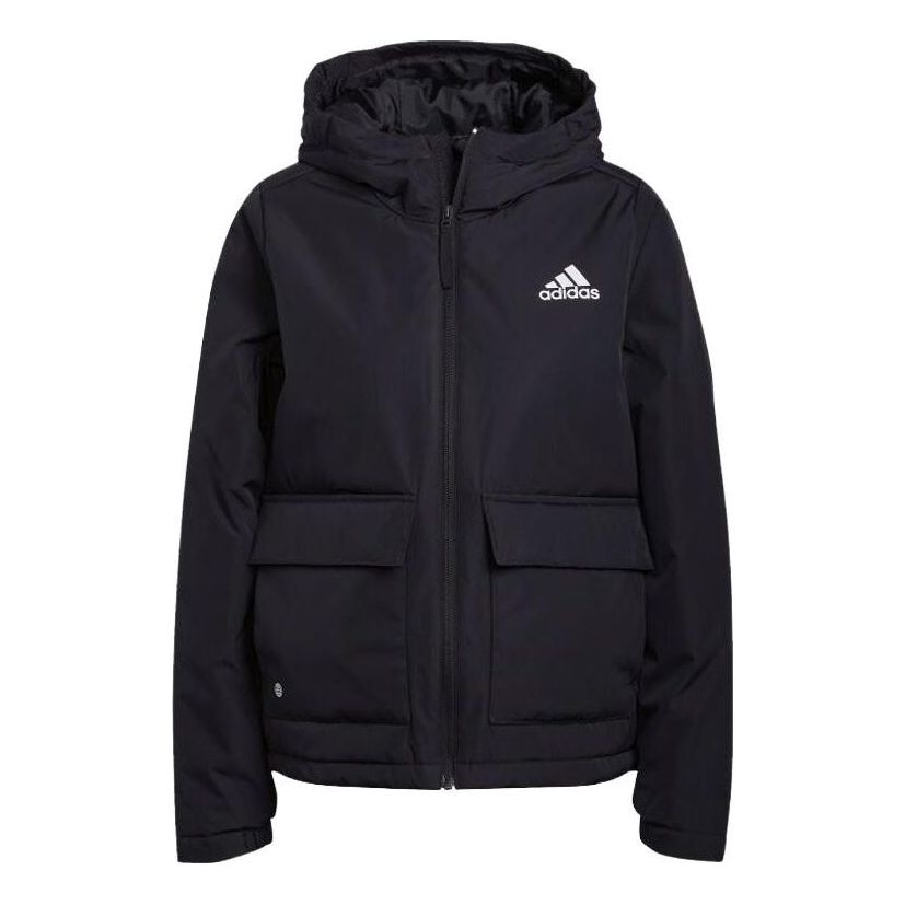 (WMNS) adidas BSC Sturdy Hooded Jacket 'Black' H65753