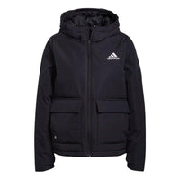 (WMNS) adidas BSC Sturdy Hooded Jacket 'Black' H65753