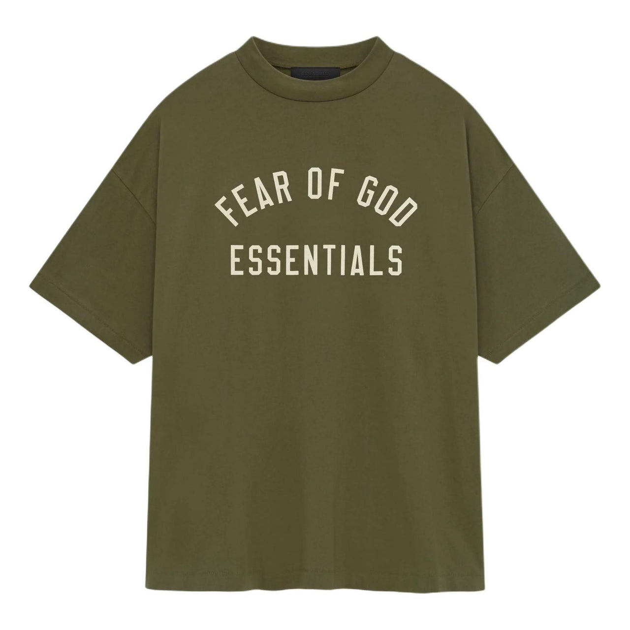 Fear of God Essentials Jersey Crewneck Tee 'Military' 125BT244195F