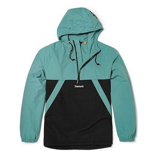 Timberland Pullover Windbreaker Jacket 'Green Black' A2BUU-CN9